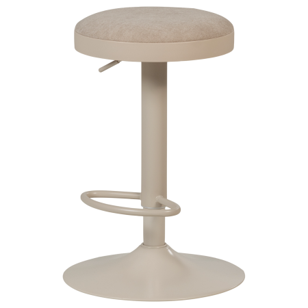 Scaun de bar Mevo, chenille, nisipiu, 82 x 42 x 42 cm, WOOOD 377972-Z [4]