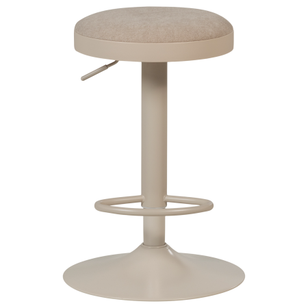 Scaun de bar Mevo, chenille, nisipiu, 82 x 42 x 42 cm, WOOOD 377972-Z [5]