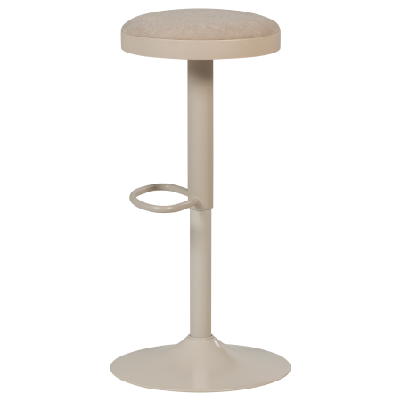 Scaun de bar Mevo, chenille, nisipiu, 82 x 42 x 42 cm, WOOOD 377972-Z [6]