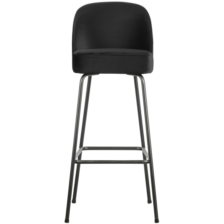 Taburete de bar - Scaun de bar Vogue, poliester, negru, 103 x 50 x 55 cm, WOOOD 800293-Z