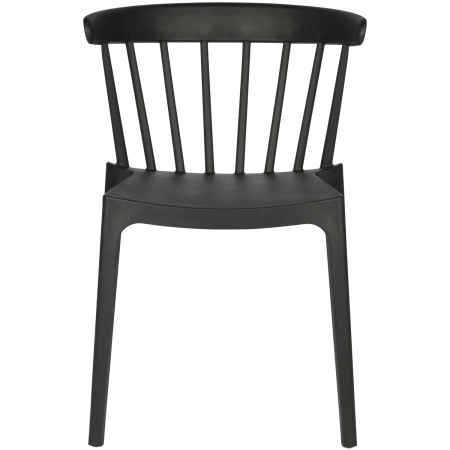 Scaune - Scaun de gradina Bliss, plastic, negru, 75 x 52 x 53 cm, WOOOD 378634-Z