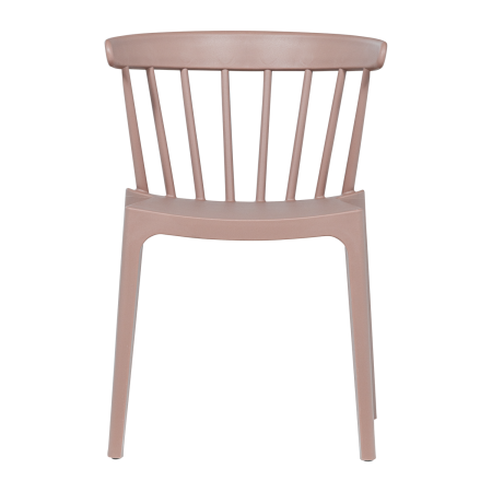 Scaun de gradina Bliss, plastic, roz somon, 75 x 52 x 53 cm, WOOOD 378634-R [2]