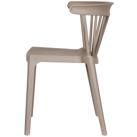 Scaun de gradina Bliss, plastic, taupe, 75 x 52 x 53 cm, WOOOD 378634-TA [4]