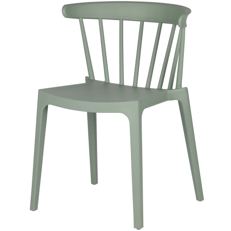 Scaune - Scaun de gradina Bliss, plastic, verde jad, 75 x 52 x 53 cm, WOOOD 378634-J
