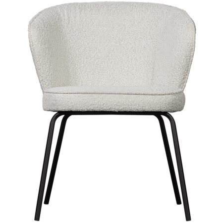 Scaun dining Admit, boucle, natur, 77 x 60 x 59 cm, WOOOD 800172-A [2]