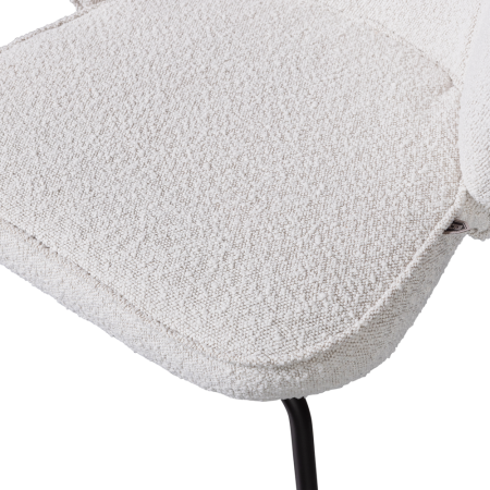 Scaun dining Admit, boucle, natur, 77 x 60 x 59 cm, WOOOD 800172-A [5]