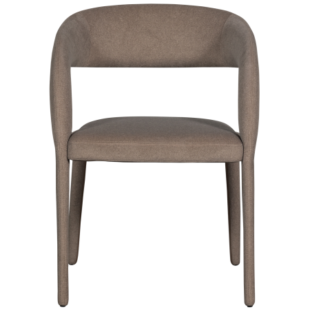 Scaun dining Arms, poliester, maro, 80 x 60 x 54 cm, vtwonen 400532-B [1]