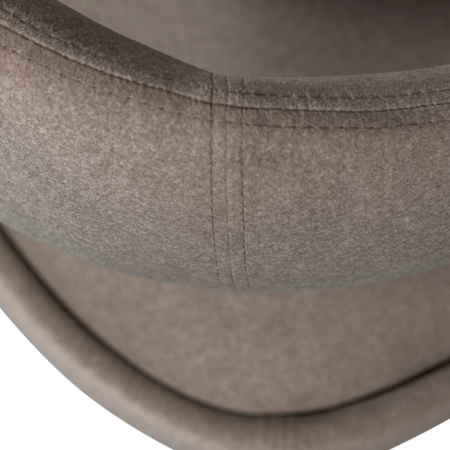 Scaun dining Arms, poliester, maro, 80 x 60 x 54 cm, vtwonen 400532-B [5]