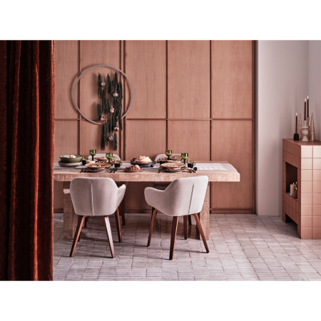 Scaun dining Base, lemn, nisipiu, 80 x 58 x 58 cm, vtwonen 400476-Z [1]
