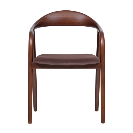 Scaun dining Bran, catifea, maro, 79 x 57 x 53 cm, WOOOD 377799-B [2]