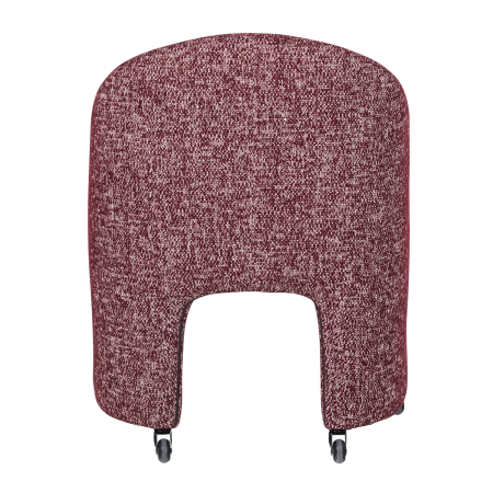Scaun dining Cordo, tesatura melanj, bordo, 83 x 64 x 64 cm, WOOOD 377800-B [4]