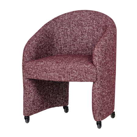 Scaune - Scaun dining Cordo, tesatura melanj, bordo, 83 x 64 x 64 cm, WOOOD 377800-B