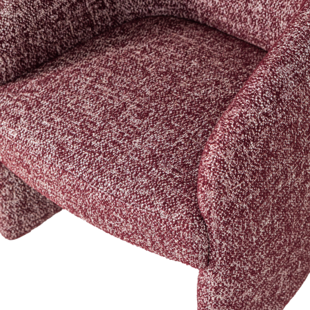 Scaun dining Cordo, tesatura melanj, bordo, 83 x 64 x 64 cm, WOOOD 377800-B [5]