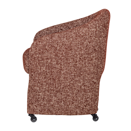 Scaun dining Cordo, tesatura melanj, maro ruginiu, 83 x 64 x 64 cm, WOOOD 377800-R [3]