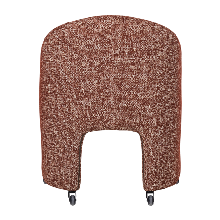 Scaun dining Cordo, tesatura melanj, maro ruginiu, 83 x 64 x 64 cm, WOOOD 377800-R [4]