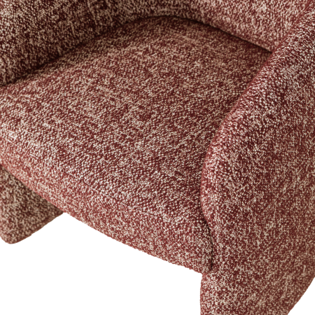 Scaun dining Cordo, tesatura melanj, maro ruginiu, 83 x 64 x 64 cm, WOOOD 377800-R [5]