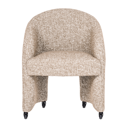 Scaun dining Cordo, tesatura melanj, natur melanj, 83 x 64 x 64 cm, WOOOD 377800-N [2]