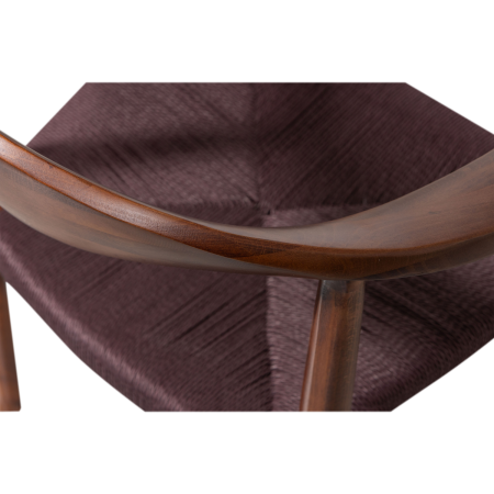 Scaun dining Embrace, lemn, maro inchis, 76 x 64 x 53 cm, vtwonen 400534-D [5]