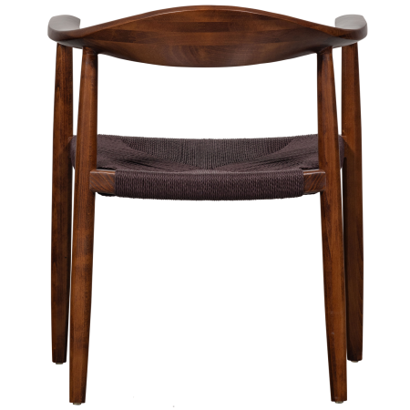 Scaun dining Embrace, lemn, maro inchis, 76 x 64 x 53 cm, vtwonen 400534-D [3]