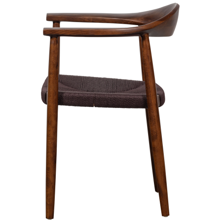 Scaun dining Embrace, lemn, maro inchis, 76 x 64 x 53 cm, vtwonen 400534-D [2]