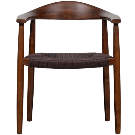 Scaun dining Embrace, lemn, maro inchis, 76 x 64 x 53 cm, vtwonen 400534-D [1]