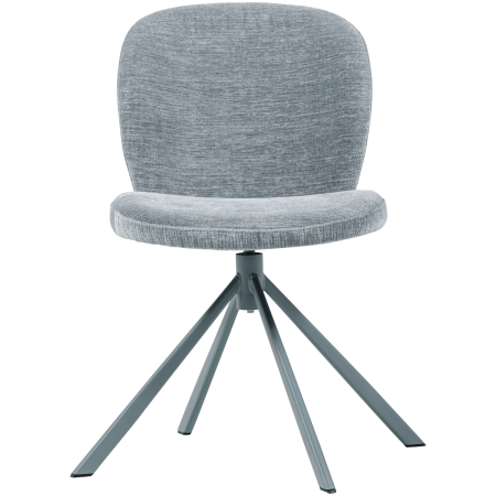 Scaun dining Femke, chenille, albastru, 80 x 58 x 65 cm, WOOOD 377380-B [2]