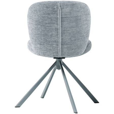Scaun dining Femke, chenille, albastru, 80 x 58 x 65 cm, WOOOD 377380-B [4]