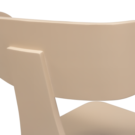 Scaun dining Form, furnir, nisipiu, 78 x 50 x 52 cm, WOOOD 800585-Z [7]