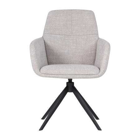 Scaun dining Grant, tesatura melanj, natur melanj, 88 x 61 x 63 cm, WOOOD 377387-A [2]