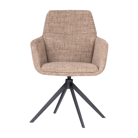 Scaun dining Grant, tesatura melanj, nisipiu melanj, 88 x 61 x 63 cm, WOOOD 377387-D [2]