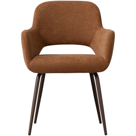 Scaun dining Jenny, poliester, maro, 80 x 58 x 58 cm, WOOOD 374076-B [3]