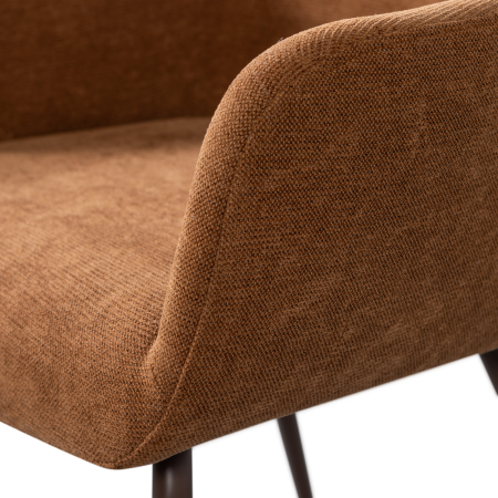 Scaun dining Jenny, poliester, maro, 80 x 58 x 58 cm, WOOOD 374076-B [7]