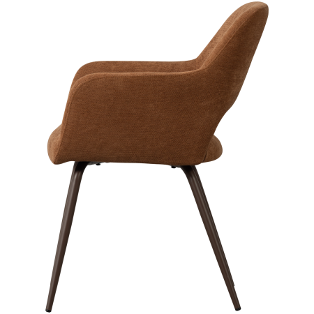 Scaun dining Jenny, poliester, maro, 80 x 58 x 58 cm, WOOOD 374076-B [4]