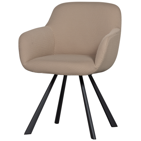 Scaune - Scaun dining Juno, Mesh fabric, natur, 79 x 58 x 58 cm, WOOOD 373685-A