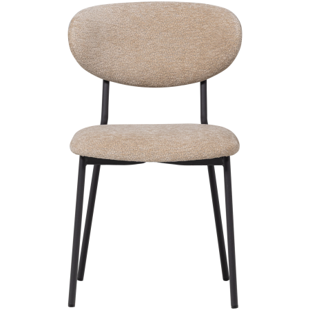 Scaun dining Kjeld, chenille, natur, 79 x 47 x 53 cm, WOOOD 374072-A [3]