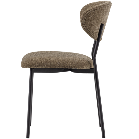 Scaun dining Kjeld, chenille, verde, 79 x 47 x 53 cm, WOOOD 374072-G [3]