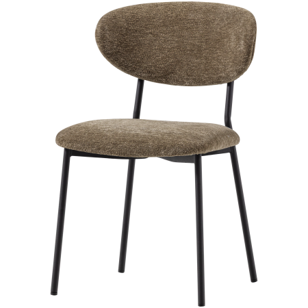 Scaune - Scaun dining Kjeld, chenille, verde, 79 x 47 x 53 cm, WOOOD 374072-G