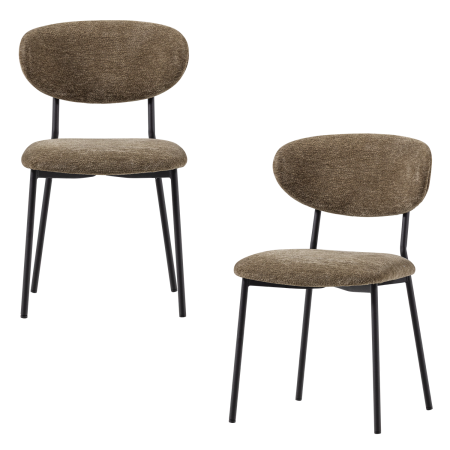 Scaun dining Kjeld, chenille, verde, 79 x 47 x 53 cm, WOOOD 374072-G [5]