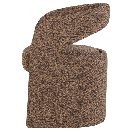 Scaun dining Lanor, boucle, maro, 76 x 58 x 57 cm, WOOOD 377995-B [4]