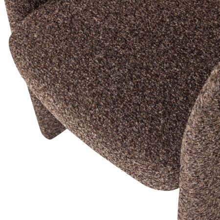 Scaun dining Lanor, boucle, maro inchis, 76 x 58 x 57 cm, WOOOD 377995-D [6]