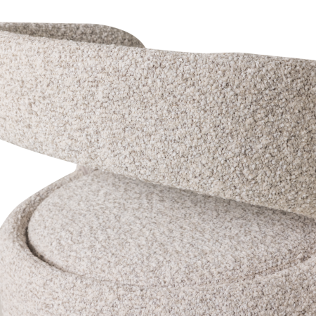 Scaun dining Lanor, boucle, natur, 76 x 58 x 57 cm, WOOOD 377995-N [7]