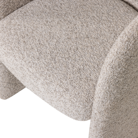 Scaun dining Lanor, boucle, natur, 76 x 58 x 57 cm, WOOOD 377995-N [6]