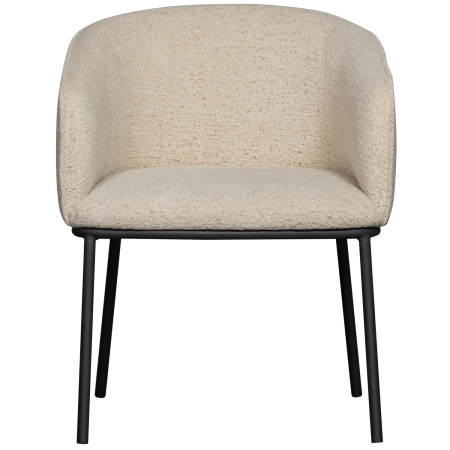 Scaun dining Leon, boucle, natur melanj, 77 x 61 x 63 cm, WOOOD 374098-N [3]