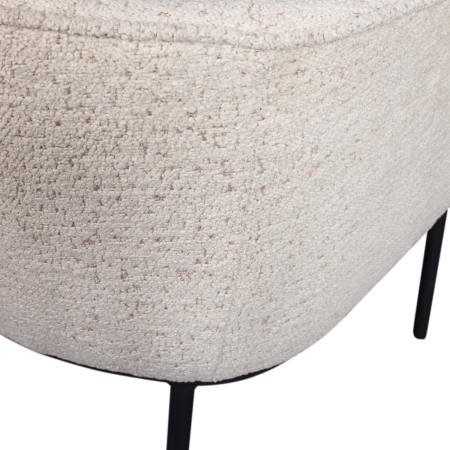 Scaun dining Leon, boucle, natur melanj, 77 x 61 x 63 cm, WOOOD 374098-N [7]