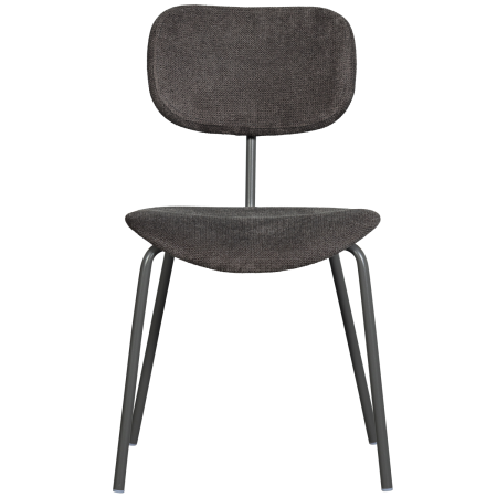 Scaun dining Link, tesatura reiata, maro/gri, 78 x 54 x 45 cm, WOOOD 340484-B [3]