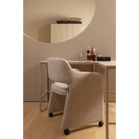 Scaun dining Lyric, poliester, gri, 79 x 59 x 58 cm, WOOOD 377474-G [1]