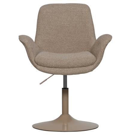 Scaun dining Marten, poliester, nisipiu, 90 x 70 x 66 cm, WOOOD 377487-S [4]