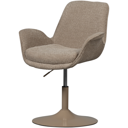 Scaune - Scaun dining Marten, poliester, nisipiu, 90 x 70 x 66 cm, WOOOD 377487-S