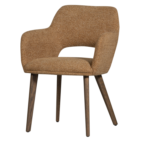 Scaun dining Murat, poliester, galben, 86 x 61 x 60 cm, WOOOD 377492-GM [1]