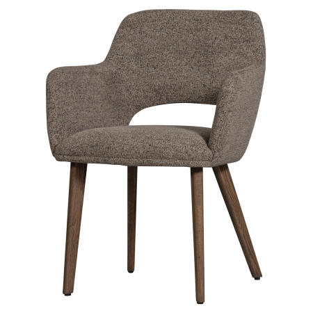 Scaun dining Murat, poliester, taupe, 86 x 61 x 60 cm, WOOOD 377492-TM [1]
